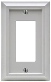 Amerelle Deerfield 2040RW Wallplate, 1 -Gang, Wood, White